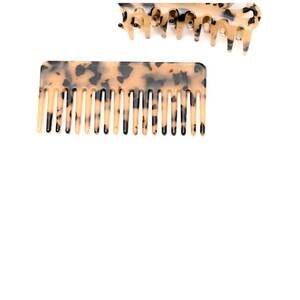 NEW 123 AMORE women's comb & claw clip set in brown
